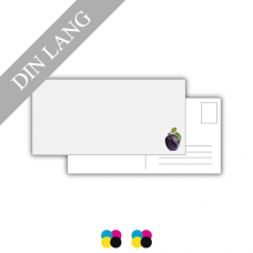 Postcard | 260gsm SBS board | DIN long | 4/4-coloured